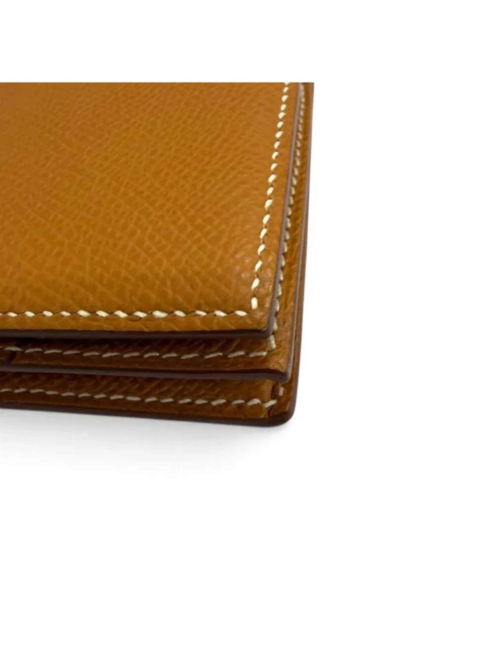 Hermes Bearn Soufflet Veau Epsom Gold Wallet